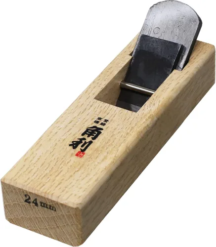 Miniatura 9 de KAKURI Mini avión de mano para madera de 0.945 in [suela curva] – Herramienta japonesa de avión de bloque pequeño para trabajo redondo, carpintería