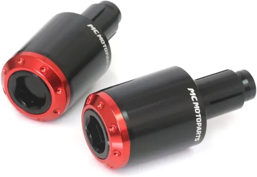 Miniatura 5 de Atom CNC Bar End Pesos para Yamaha Xmax 300 2017 – 2018, Negro