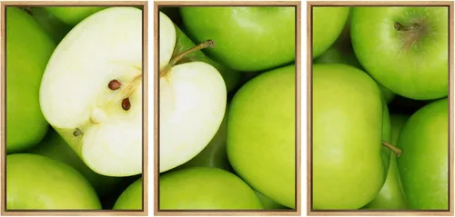 Miniatura 168 de wall26 Lienzo enmarcado para pared, juego de arte de hierbas, verduras y condimentos en madera, alimentos, fotografía cultural, realismo, paisaje