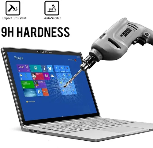 Miniatura 3 de Megoo Protector de pantalla para Surface Book 2/Book1 de 13.5 pulgadas (2017-2019), protector de vidrio premium, resistente a los rayones