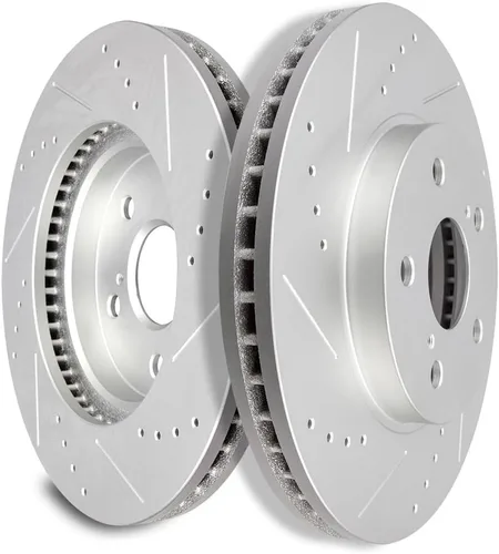 Miniatura 36 de SCITOO Rotores de freno traseros, 2 kits de frenos para Acura Integra 1990-2001, Honda Civic 1992-1995 1999-2000, para Civic del Sol 1993-1997, CRX
