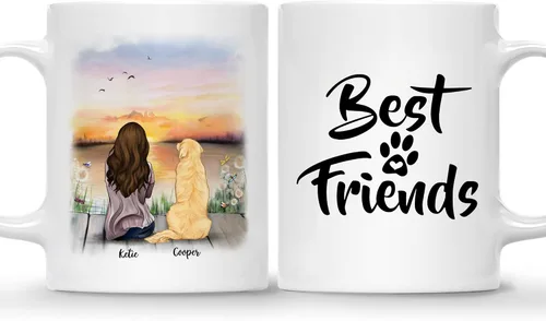 Gossby Taza personalizada – Taza personalizada para perro, taza para mamá, taza para amantes de los perros, taza para mascotas, taza de café para