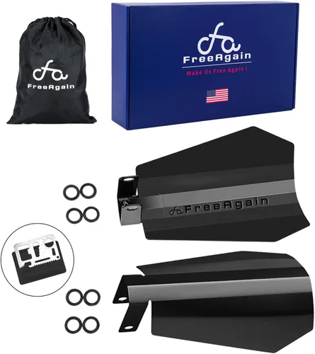 FreeAgain Guardamano para Motocicleta de Tamaño Extra Grande con Corte de Ataúd | Extragrande para Motociclistas con Manos Más Grandes | Compatible