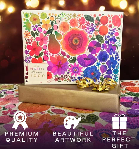 Miniatura 3 de Elena Essex Rompecabezas de 1000 piezas para adultos – Flores en flor Rompecabezas para adultos de 1000 piezas Colorido rompecabezas floral