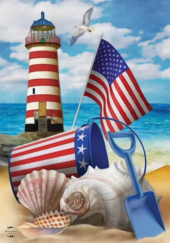 Miniatura 5 de Briarwood Lane Bandera de Jardín Dog Days of Summer