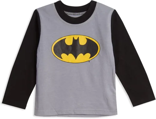 Miniatura 6 de DC Comics Justice League Superman Batman - Conjunto de pijama de 3 piezas para niños pequeños y grandes