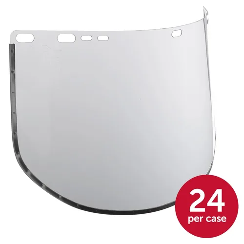 Miniatura 2 de Jackson Safety Ventana protectora facial para casco de seguridad Jackson, 9 x 15.5 x 0.04 pulgadas, acetato encuadernado de aluminio, transparente