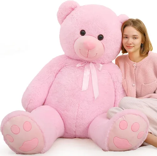 Miniatura 30 de Tezituor Oso de Peluche Marrón Beige de 24 Pulgadas - Juguetes de Oso de Peluche para Niños y Niñas