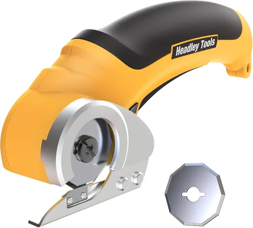 Miniatura 8 de Headley Tools Cortador de cartón inalámbrico de 4.2 V, mini cortador de caja eléctrico, tijeras eléctricas recargables, cortador de alfombra con una