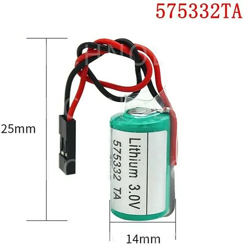 Miniatura 2 de BALOLO Paquete de 15 baterías de litio 575332TA 3V 950mAh PLC para Siemens 810D no recargable