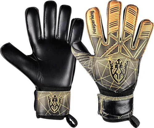 Miniatura 9 de Keeperking - Guantes de portero de fútbol para niños, jóvenes y adultos, palmas de agarre fuerte de látex con espinas removibles para la protección