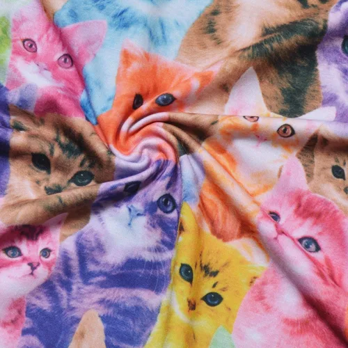 Miniatura 5 de Jxstar Paquete de 2 camisones para niñas, pijamas de manga con vuelo, vestidos de noche de algodón