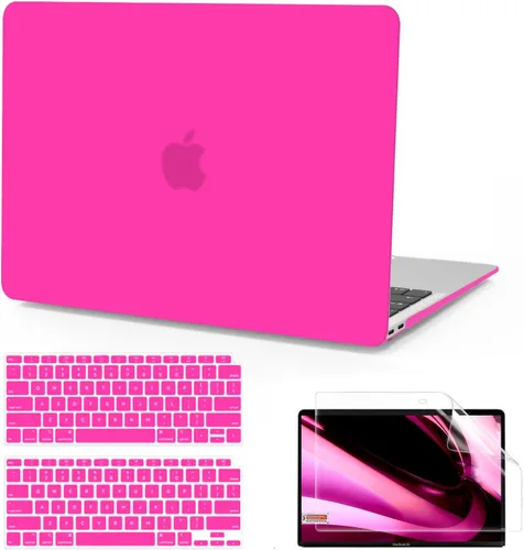 Miniatura 28 de B BELK Funda compatible con MacBook Air de 13 pulgadas 2022 2021 2020 2019 2018 A2337 M1 A2179 A1932 Touch ID, carcasa rígida de plástico mate