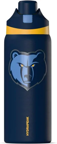 Miniatura 9 de Hydrapeak Botella de agua aislada con licencia oficial de la NBA Phoenix Suns Oasis de 32 onzas con tapa de botón y asa integrada, botella deportiva
