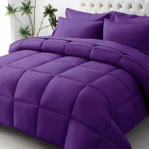 Miniatura 29 de JOLLYVOGUE Juego de edredón individual XL, cama ultrasuave en una bolsa, tamaño individual XL, 5 piezas, juego de ropa de cama certificado Oeko-TEX