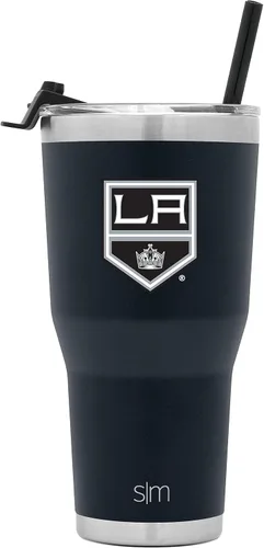 Miniatura 15 de Simple Modern Vaso Cruiser Cruiser con licencia oficial de la NHL Arizona Coyote de 30 onzas, taza de viaje aislada con tapa abatible y popote