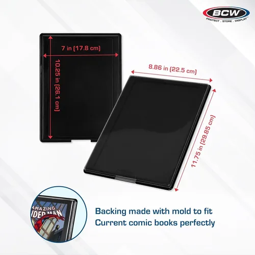 Miniatura 3 de BCW Marco de cómics con protección UV, edad moderna/actual, marco de exhibición de cómics, vitrina de cómics, portarretratos para cómics