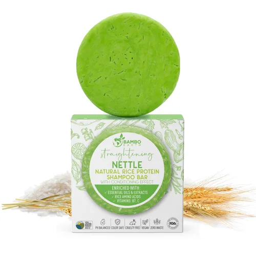 Miniatura 13 de Barra de champú de agua de proteína de arroz sólido con jabón para el cabello con efecto acondicionador - Barras de champú para cabello con todos