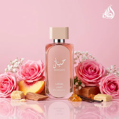 Miniatura 5 de Lattafa Hayaati Florence - Eau de Parfum en espray para mujer, 3.4 onzas