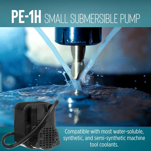 Miniatura 8 de Little Giant PE-1H 518203 Bomba sumergible sumergible de accionamiento directo sumergible de 115 voltios, 1/125 HP, 170 GPH encapsulada con epoxi
