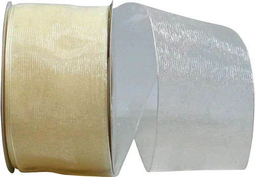 Miniatura 78 de Reliant Ribbon 25621-053-09C Cinta transparente de gasa, 1-1/2 pulgadas x 100 yardas, azul