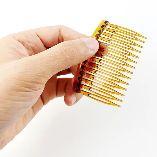 Miniatura 3 de TIHOOD 33 peines laterales de plástico para el cabello con 14 dientes, clips para tocados, clips de agarre, accesorios para mujeres y niñas, velo