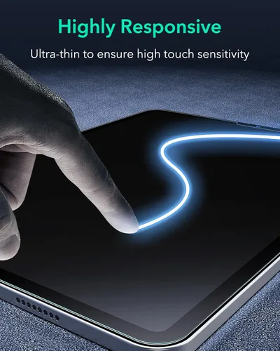 Miniatura 8 de ESR Protector de pantalla para iPad Pro de 11 pulgadas (2022/2021/2020/2018), protector de pantalla para iPad Air 5/4, película de vidrio templado