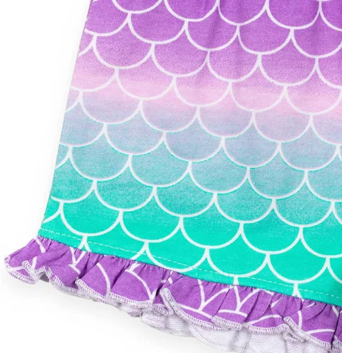 Miniatura 8 de Disney Princess Ariel Moana Jasmine Rapunzel Belle - Camiseta gráfica y pantalones cortos para niñas de bebé a niño pequeño