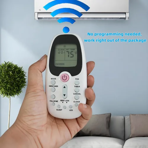 Miniatura 5 de Mando a distancia de repuesto compatible con Keystone Midea Indurama aire acondicionado remoto R09B/BGCE R09/BGCE RG09E/BGCEU1 R09D/BGCE