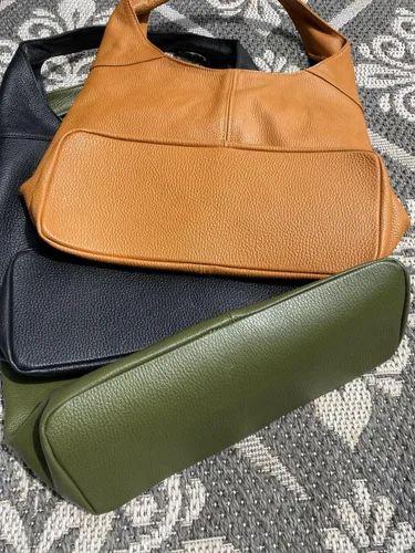 Miniatura 3 de Bolso de hombro Hobo Pebbled de cuero italiano - Bolso de viaje casual