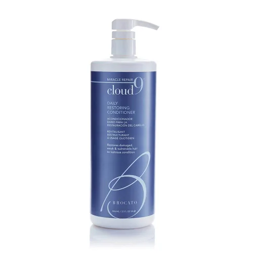 Brocato Acondicionador restaurador diario Cloud 9, 32 onzas | Acondicionador hidratante y revitalizante Miracle Repair | Restaura el cabello dañado,