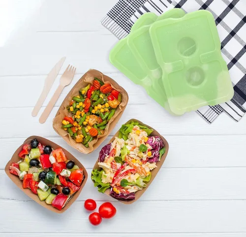 Miniatura 5 de Healthy Packers Reusable Ice Packs for Lunch Boxes - Long Lasting Slim Freezer Packs, Thin Non-Toxic BPA-Free Hard Gel Ice Blocks for Coolers, Kids