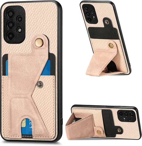 Miniatura 128 de Funda para Xiaomi Poco M5s 4G, Funda para Redmi Note 10 4G / Note 10S 4G / Note 11 SE (India) Funda de cuero PU ranuras para tarjetas Soporte