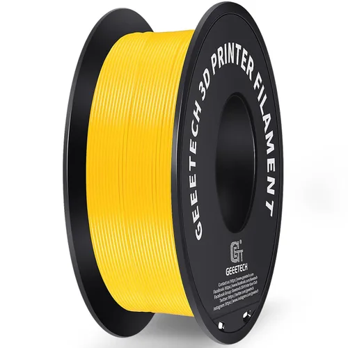 Miniatura 14 de GEEETECH Filamento PLA de color dorado sedoso de 0.069 libras, filamento de seda brillante para impresora 3D, carrete de 2.2 libras, precisión