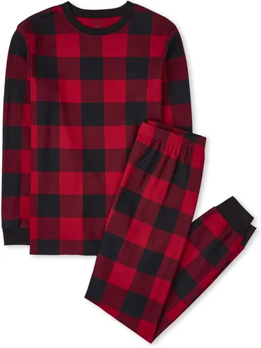 Miniatura 23 de The Children's Place Pijama de Navidad unisex para bebé, algodón Esqueleto