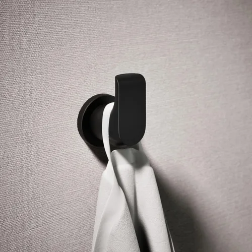 Miniatura 2 de Kohler 97499-BL Avid - Gancho para bata, color negro mate