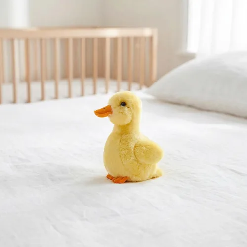 Miniatura 7 de Peluche de pato pequeño amarillo, animal de peluche de pato de simulación de 5.5 pulgadas, muñeca de pato bebé como regalo para tus hijos