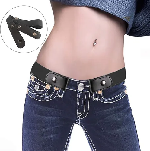Miniatura 2 de WMQPNNS Buckle f ree - Cinturón elástico I nvisible para jeans, sin abultamiento, sin complicaciones