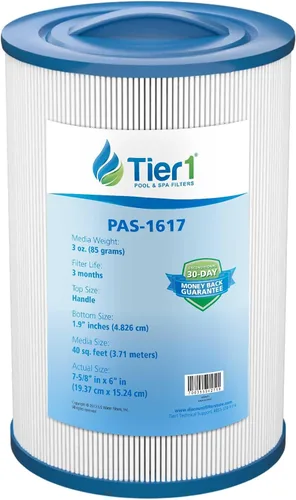 Tier1 Cartucho de filtro de piscina y spa | Reemplazo para vías fluviales 817-0050, Skimmer de acceso frontal, Pleatco PWW50, FC-0359, 6CH-940 y más