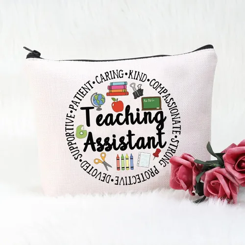 Miniatura 4 de POFULL Regalo de agradecimiento para asistente de maestro, regalo de asistente de enseñanza, regalo de jubilación, asistente de enseñanza, bolsa