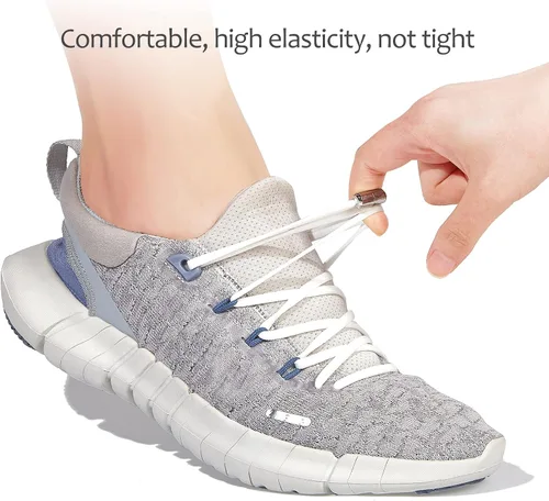 Miniatura 4 de ZHENTOR Cordones elásticos para zapatos, cordones elásticos sin atar, talla única para todos los zapatos de adultos y niños