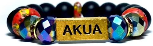 Miniatura 71 de Pulseras africanas tradicionales con nombre nacido en el día para mujeres de Ghana, materiales naturales, ajuste cómodo y holgado
