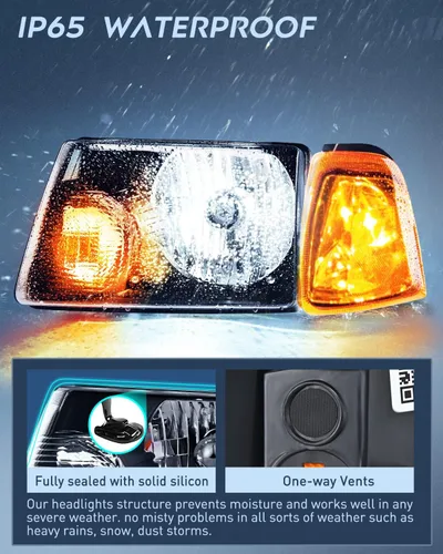 Miniatura 4 de Nilight Conjunto de Faros Delanteros Compatible con Ford Ranger 2001 2002 2003 2004 2005 2006 2007 2008 2009 2010 2011 Faro de Repuesto Carcasa