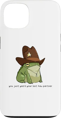 Miniatura 7 de Funny You Just Yee'd Your Last Haw Partner Cowboy Frog Meme - Funda para iPhone 17