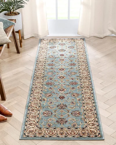 Miniatura 39 de Well Woven Barclay Collection Sarouk - Alfombra ovalada negra de 5 x 7 pies, para sala de estar, dormitorio y comedor Negro
