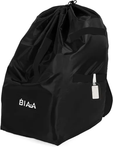 Bolsa de viaje para asiento de coche de elaia para avión, impermeable y portátil con correas, bolsa de gran capacidad acolchada para asiento de