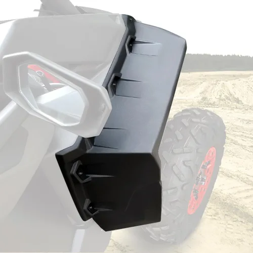 Miniatura 6 de Kit de guardabarros delanteros XXL extendidos, actualización, protectores de barro más anchos compatibles con Can Am Maverick X3/Max todos