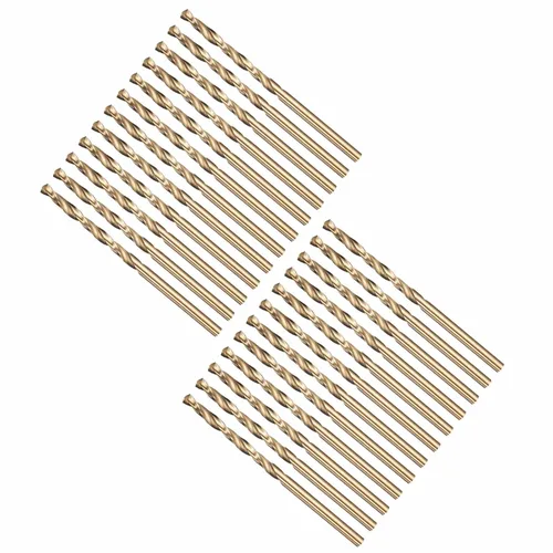 Miniatura 26 de Broca, diámetro de corte de 7/16 pulgadas (0.437 in), 4241 brocas HSS negro y dorado, ángulo de corte de 118° versátil