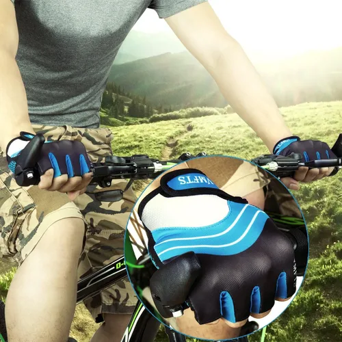 Miniatura 5 de Guantes de ciclismo VMFTS con gel y guantes deportivos sin dedos completos para fitness, levantamiento de pesas, entrenamiento de escalada