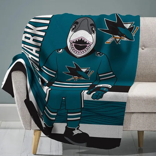 Miniatura 33 de Sleep Squad Anaheim Ducks Wild Wing Mascot - Manta de felpa Raschel de 60 x 80 pulgadas, una manta de mascota de la NHL